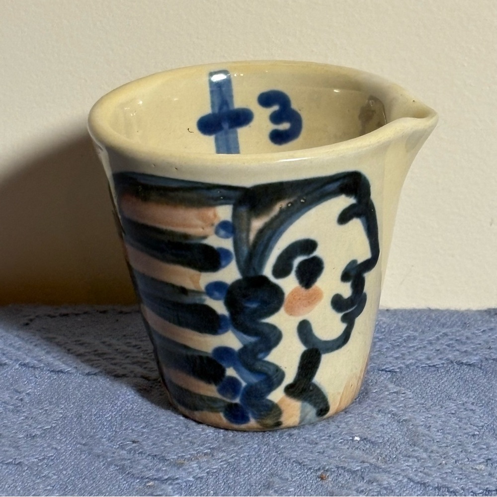 M.A. Hadley Pottery “Firewater” Indian Chief Jigger Measuring Cup VINTAGE - Picture 1 of 5
